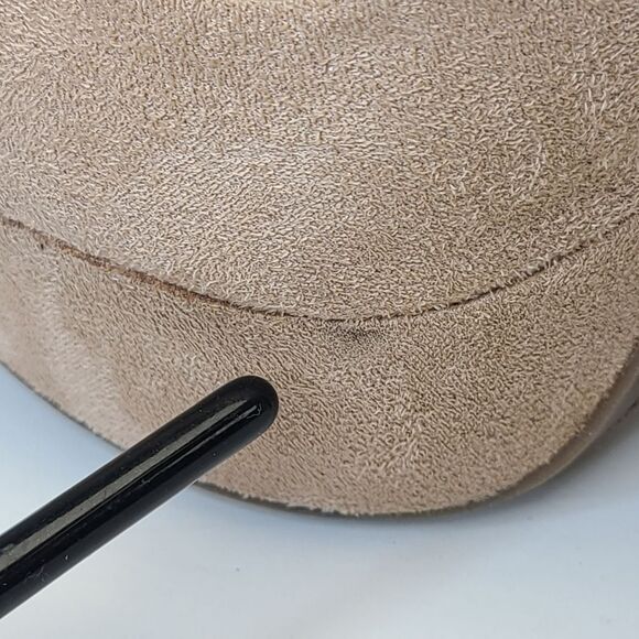 Zigi Soho Kelis Beige Suede Peeptoe Platform Heels Sz 6.5 - Picture 12 of 16